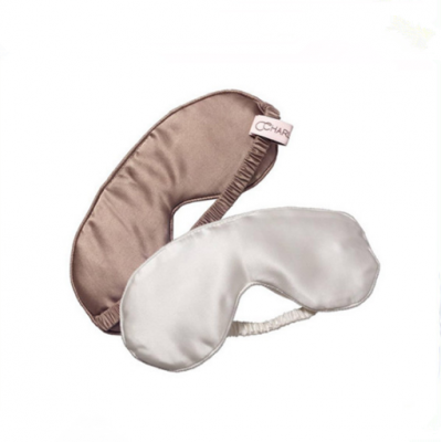 Comfortable Promotional Silk Logo Eye Sleeping Mask