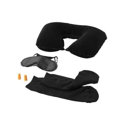 Merchandise gifts promotional travel comfort set travel pillow and eye mask