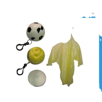 Fashionable Waterproof Promotional Plastic Ball Raincoat